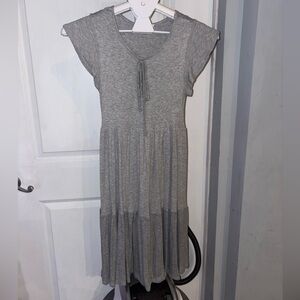 See You Monday Heather Gray Midi Dress - szS (P25)